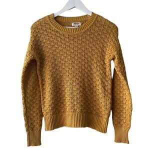 NWT Style & Co Mustard Yellow Knit Pullover Sweater - Size SP